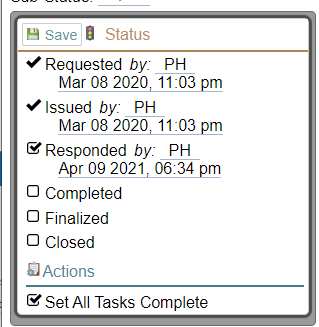 Responded Status Enabled